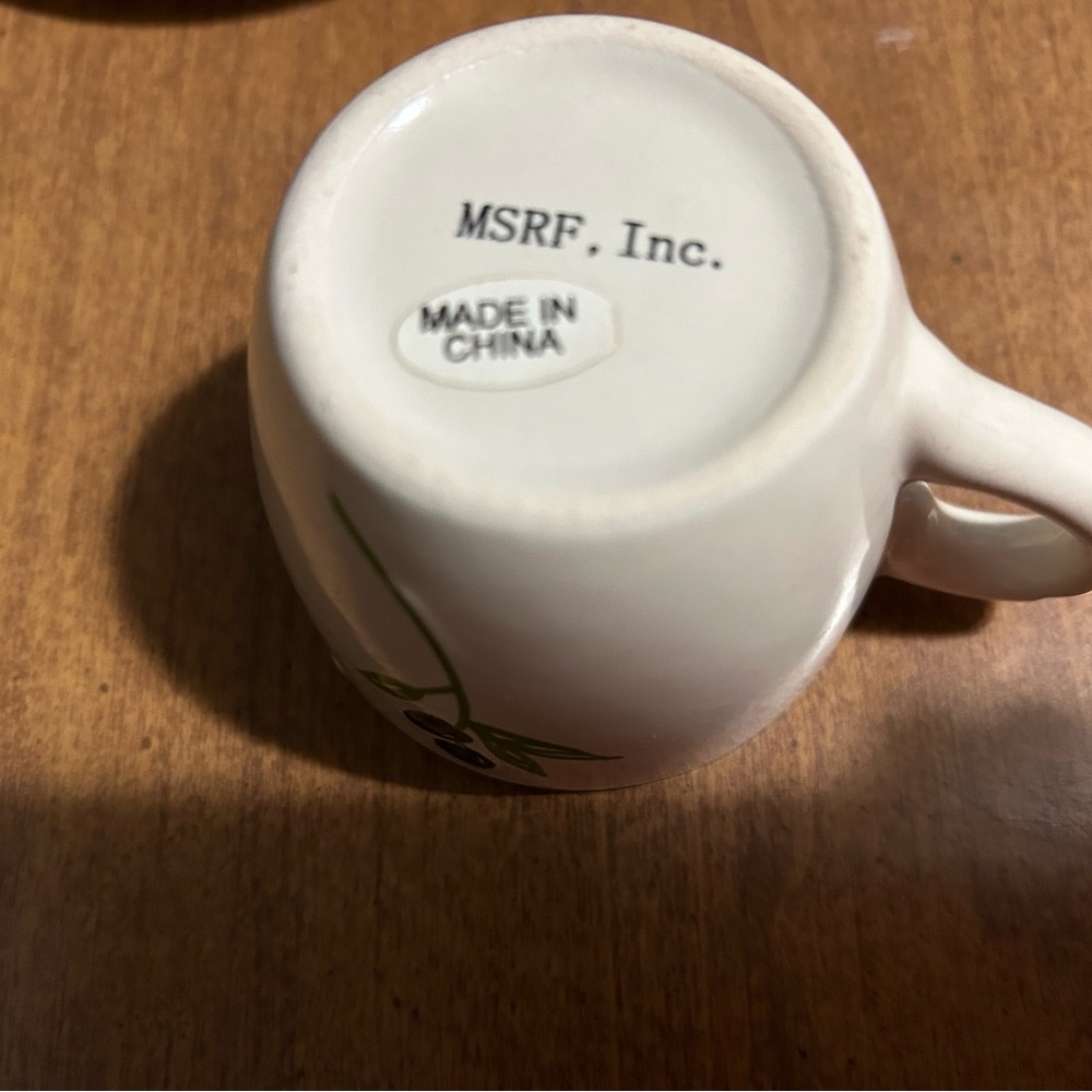 MSRF Inc. Ceramic Espresso Cup and Saucer Set 8 Piece - Picture 9 of 10